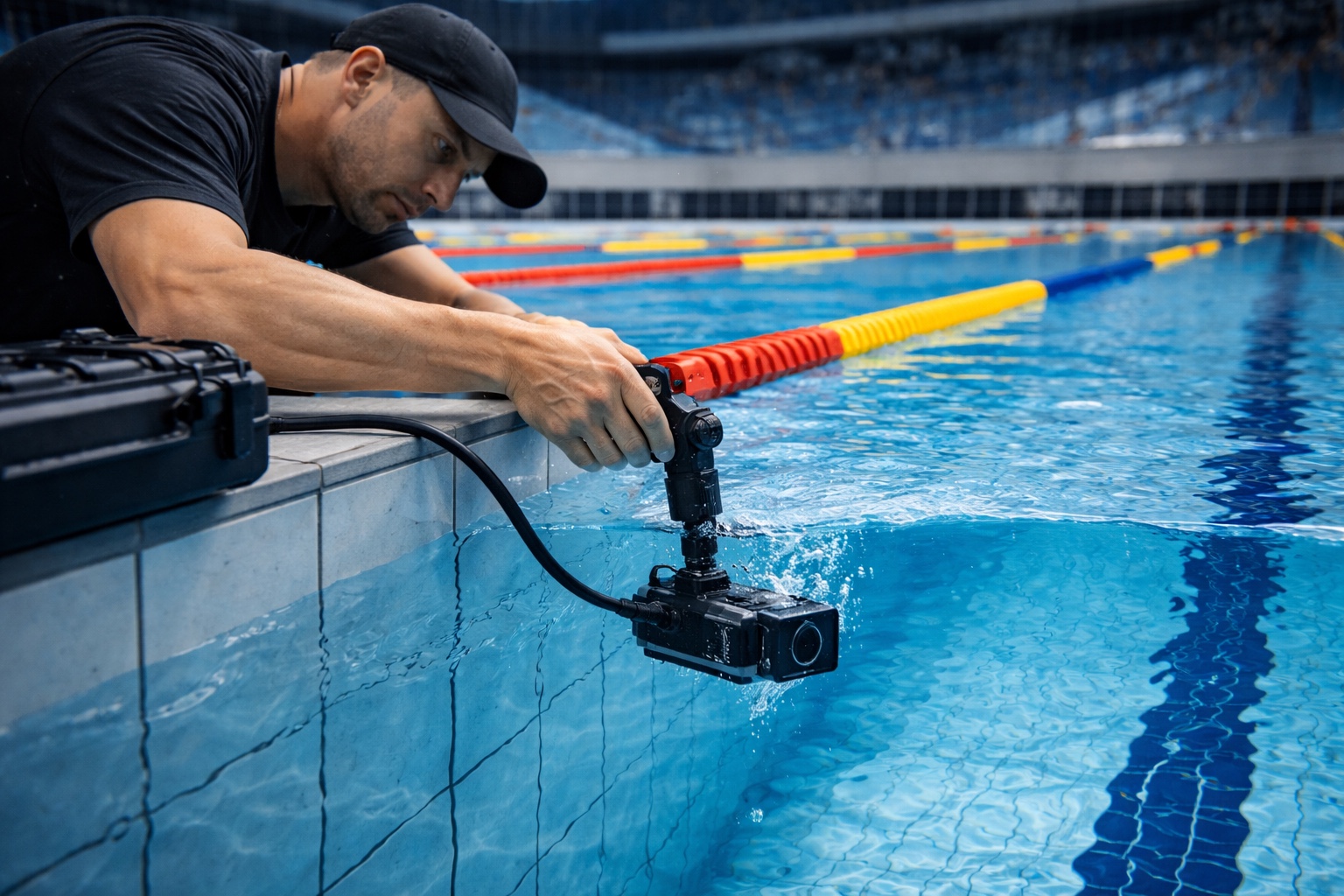Underwater specialty sports camera setup