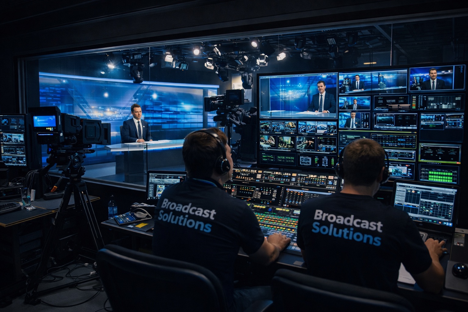 Studio and control room operation